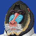 Pixel Mandrill